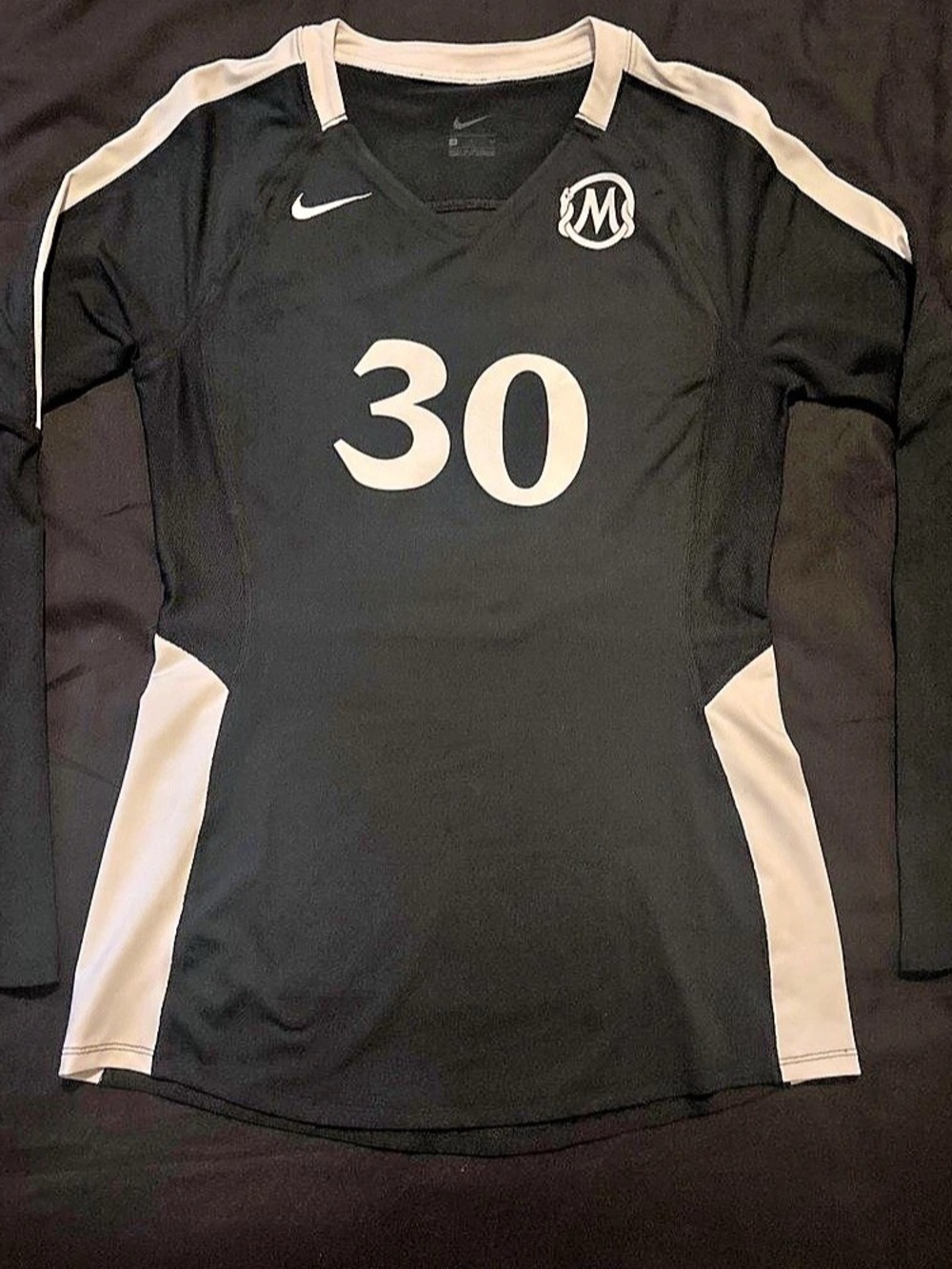 Title: Rare Nike Mamba Sports Academy Black Jersey #30 Sz S
